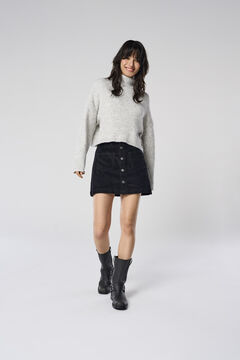 Only Falda corta de pana