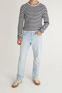 Pepe Jeans Calça jeans reta desbotada