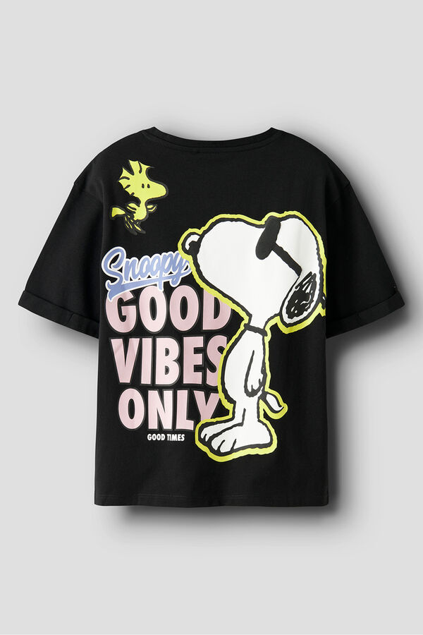 Name It Camiseta Snoopy negro