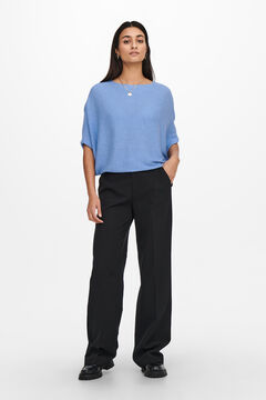 JDY Pullover Fledermaus&auml;rmel Blau