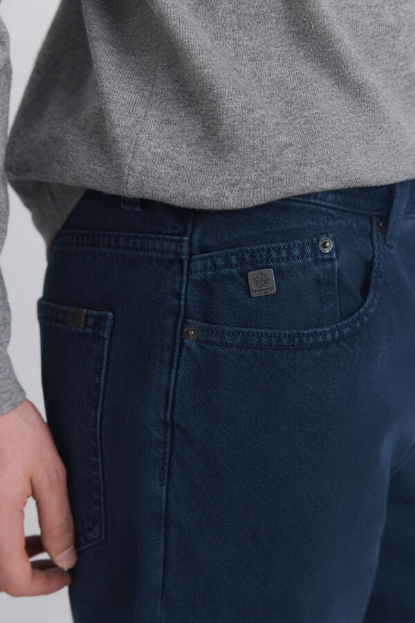 Springfield Light wash wide leg jeans blue