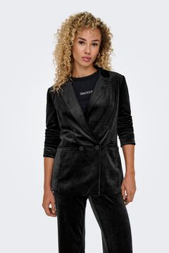 Only Blazer cruzada de terciopelo