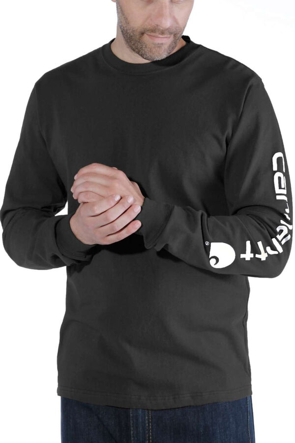 Carhartt Long sleeve T-shirt logo black