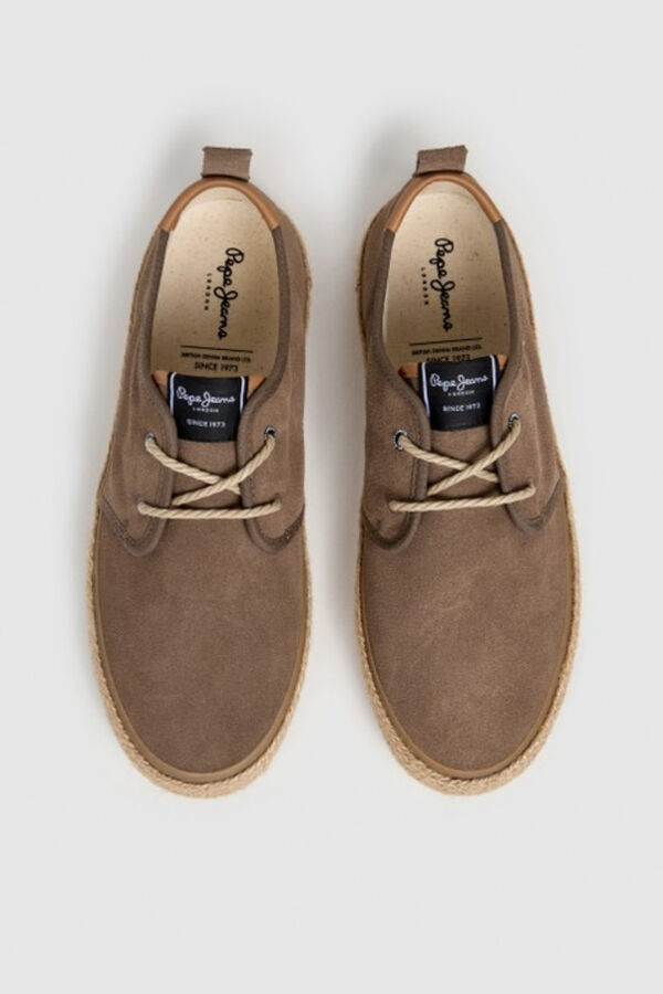 Pepe Jeans Zapatos cl&aacute;sicos de algod&oacute;n beige