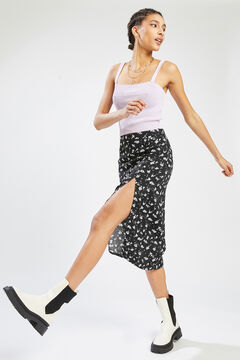 Springfield Maxi skirt with slit black