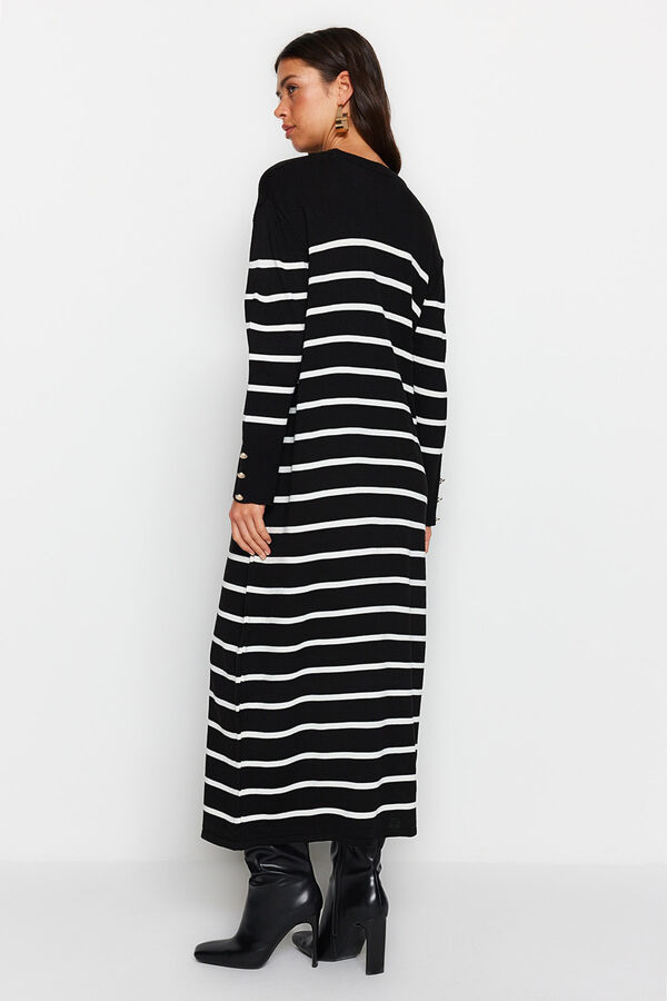 Trendyol Vestido de punto negro