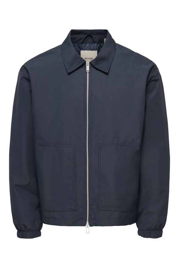Only & Sons Cazadora bolsillos frontales azul