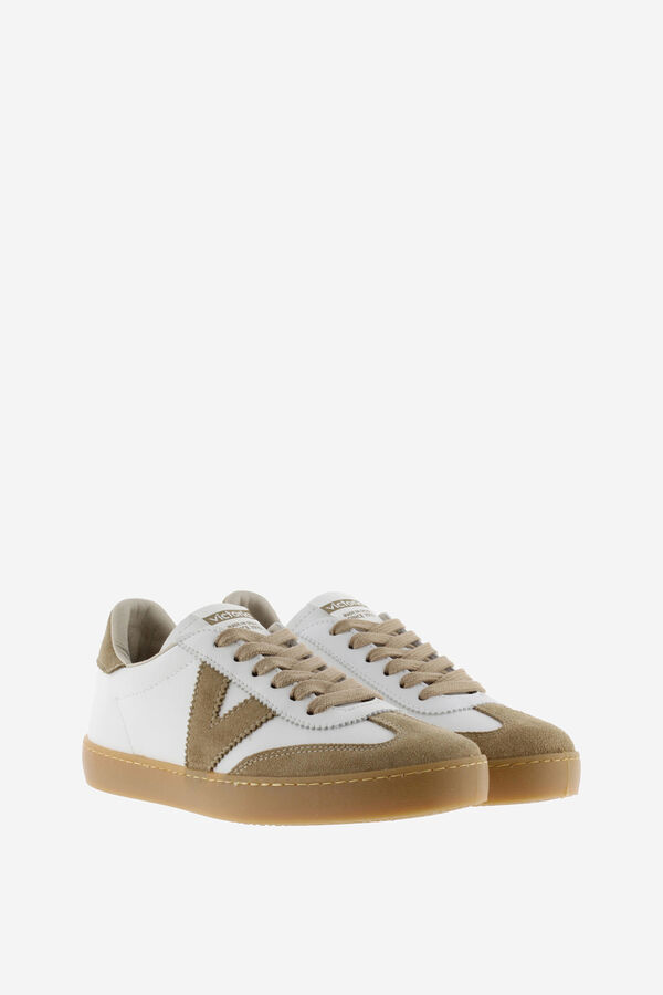 Victoria Victoria faux leather sneakers marron