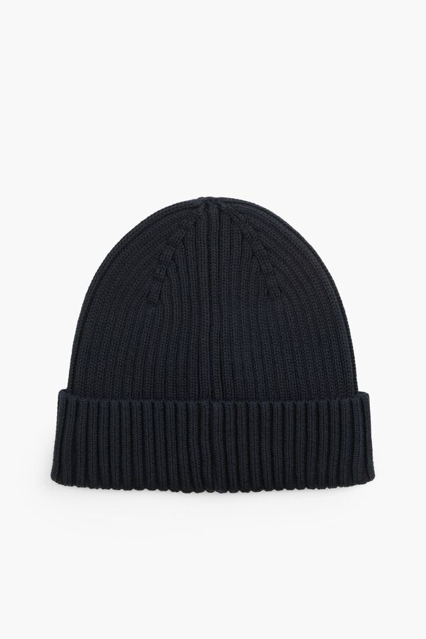 Tommy Jeans Gorro bandera dobladillo azul