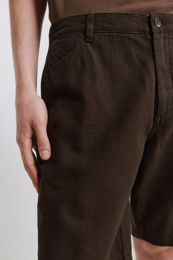 Springfield Bermude od pamuka comfort fit Print