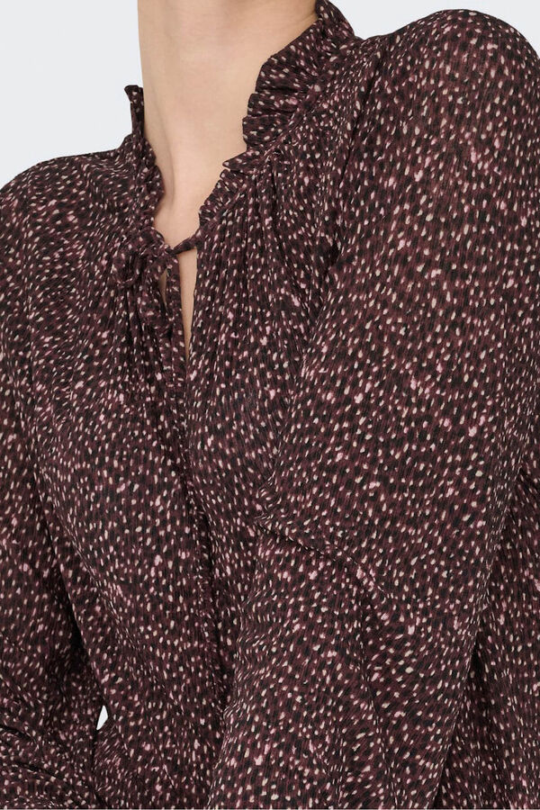 Only Blusa estampada manga larga estampado