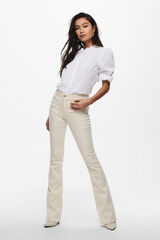 Only Flared jeans  nude