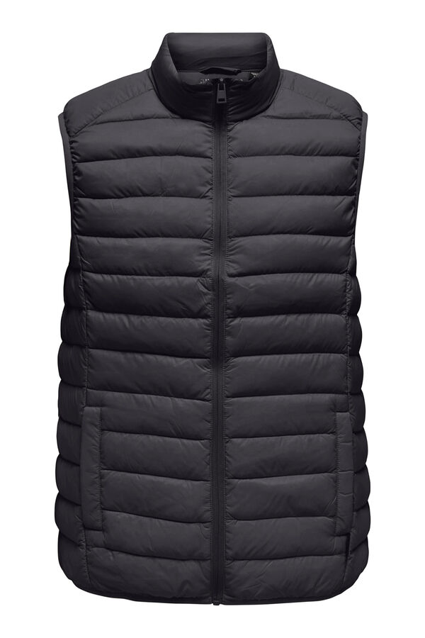 Only & Sons Chaleco acolchado ligero gris