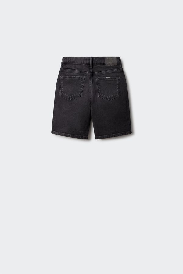 Springfield Kids Bermudas infantil em denim preto