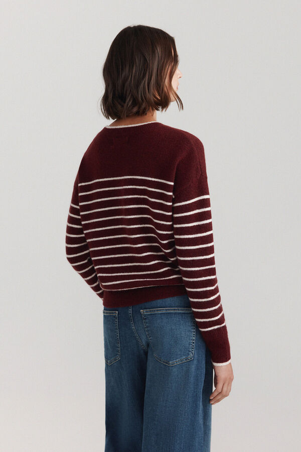 Springfield Round neck jumper red