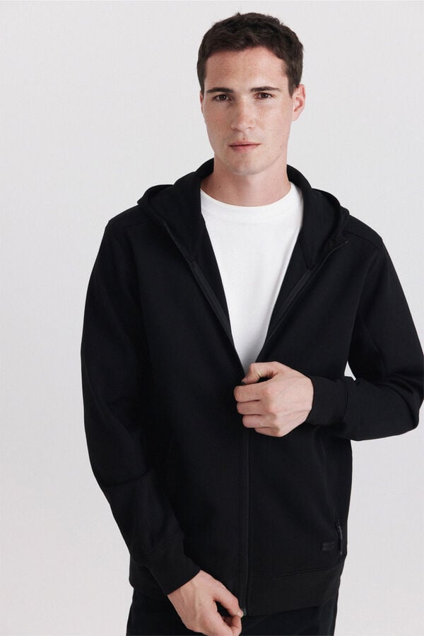 Springfield Technical hooded sweatshirt black