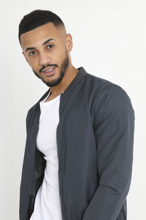 Brave Soul Bomber jacket grey