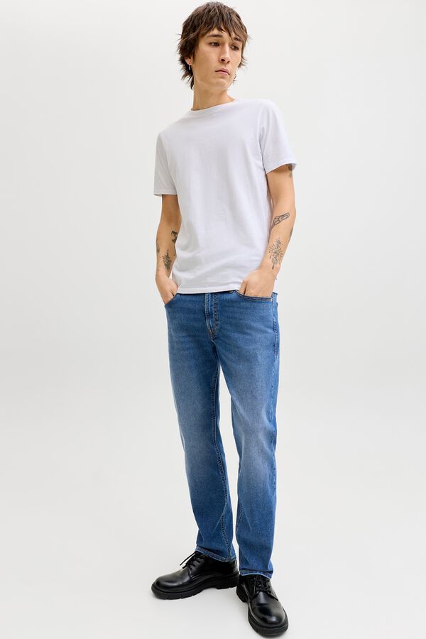 Jack & Jones Vaquero regular cinco bolsillos azul