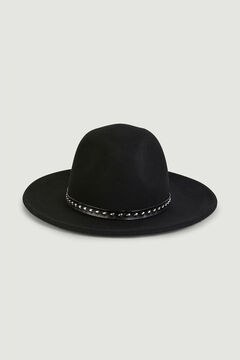 Springfield Felt hat with hearts black