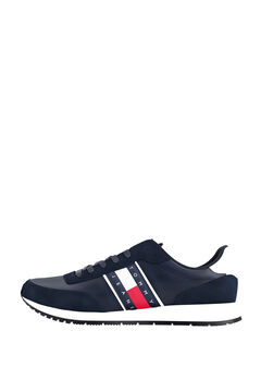 Springfield Men's Tommy Jeans runner trainer with flag mallow