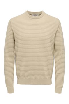 Only & Sons Jersey texturizado cuello redondo