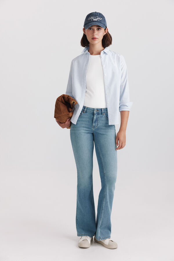 Springfield Oxford basic blouse blue