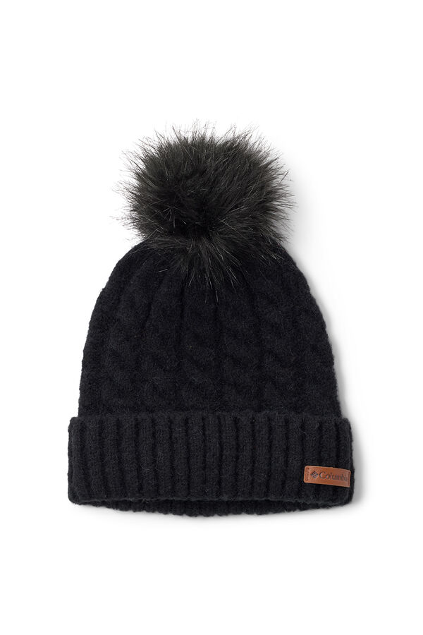Columbia Winter Blur&trade; II Unisex Beanie with Pom-Pom black