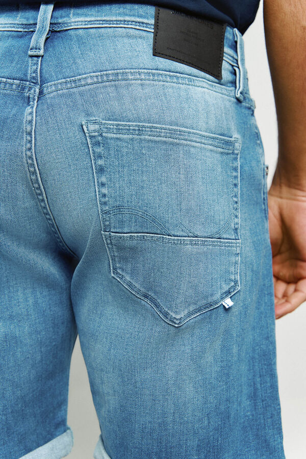 Jack & Jones Denim regular fit Bermuda shorts blue