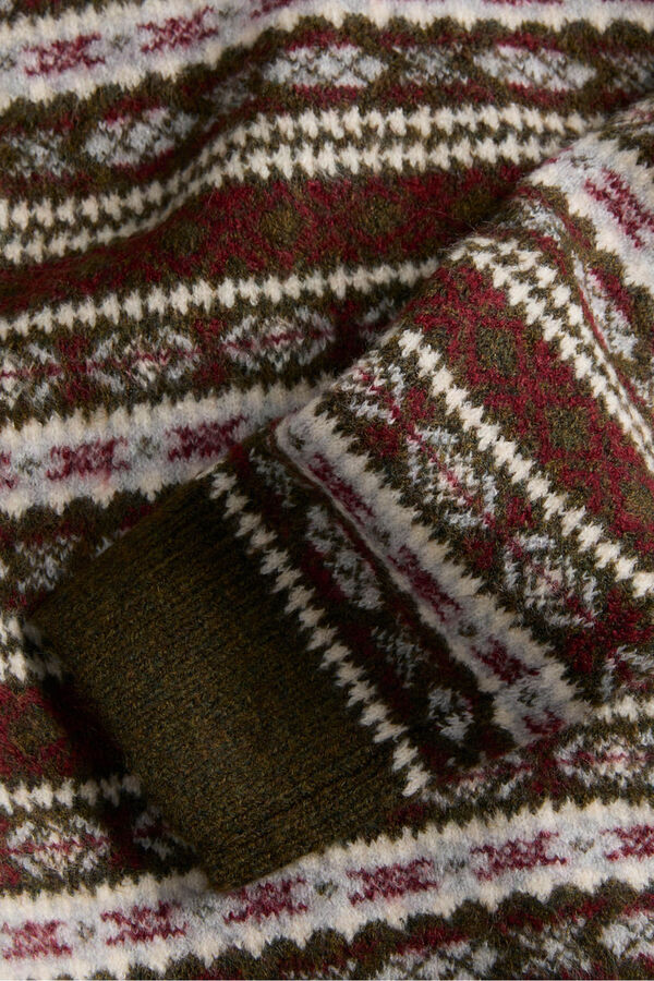 Jack & Jones Jersey &eacute;tnico de punto marr&oacute;n