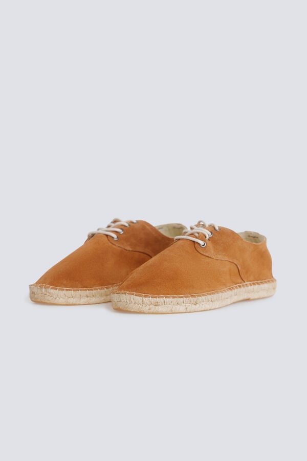 Springfield Split leather espadrille grey