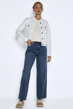 Noisy May Chaqueta white denim