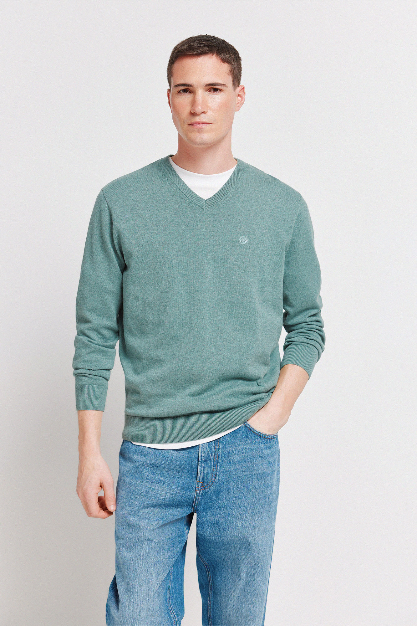 Springfield Jersey b&aacute;sico cuello pico logo Springfield