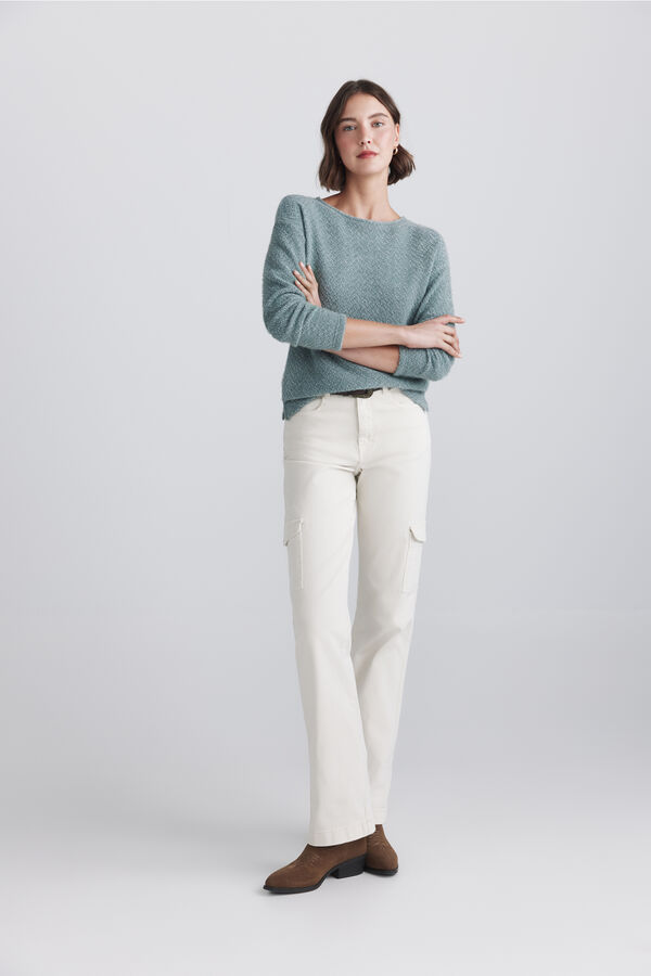 Springfield Plain basic jumper green