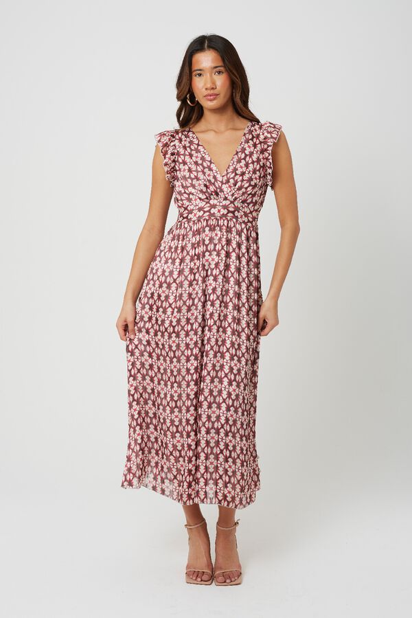 Brave Soul Vestido comprido estampado estampado