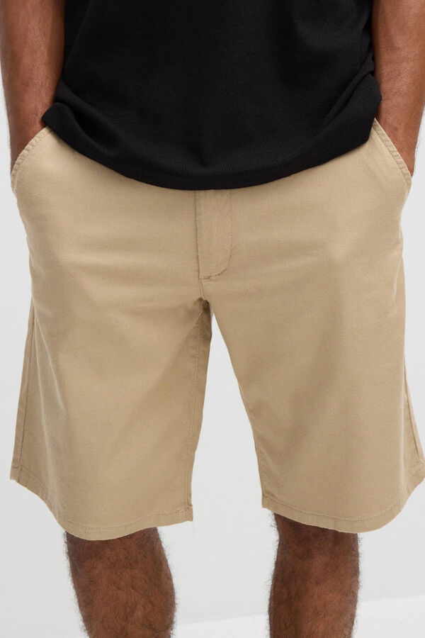 Inside Regular chino Bermuda shorts brown