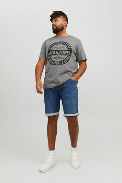 Springfield T-shirt de manga curta slim em algodão sustentável PLUS cinza