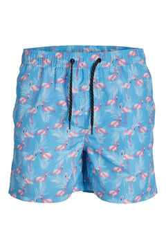 Springfield Printed swimming shorts bleuté