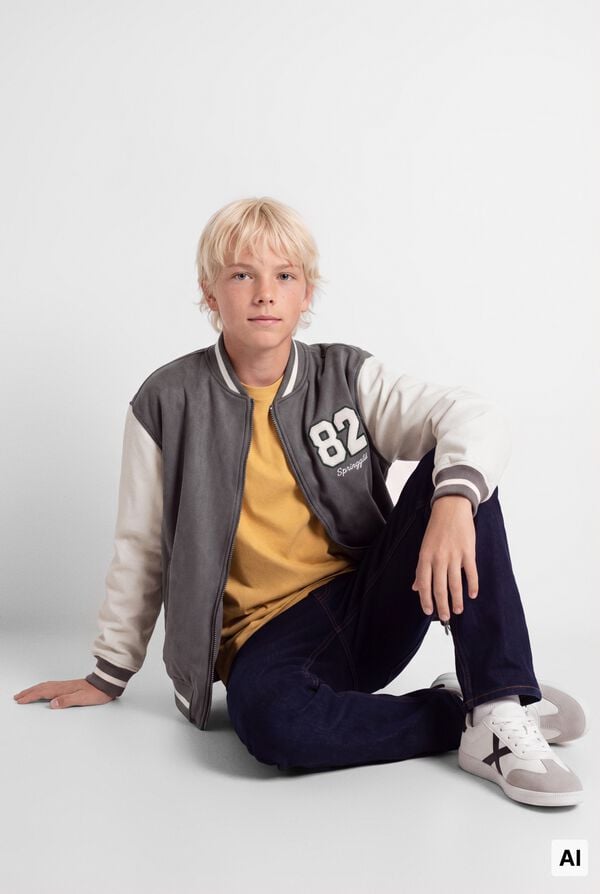 Springfield Kids Kids bomber jacket grey