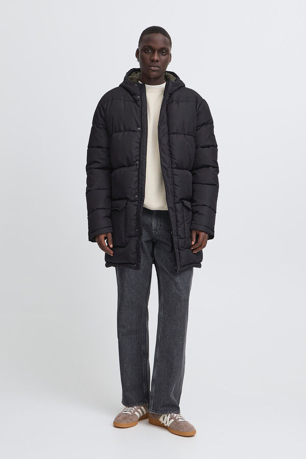 Blend Jaqueta Parka Longa    preto