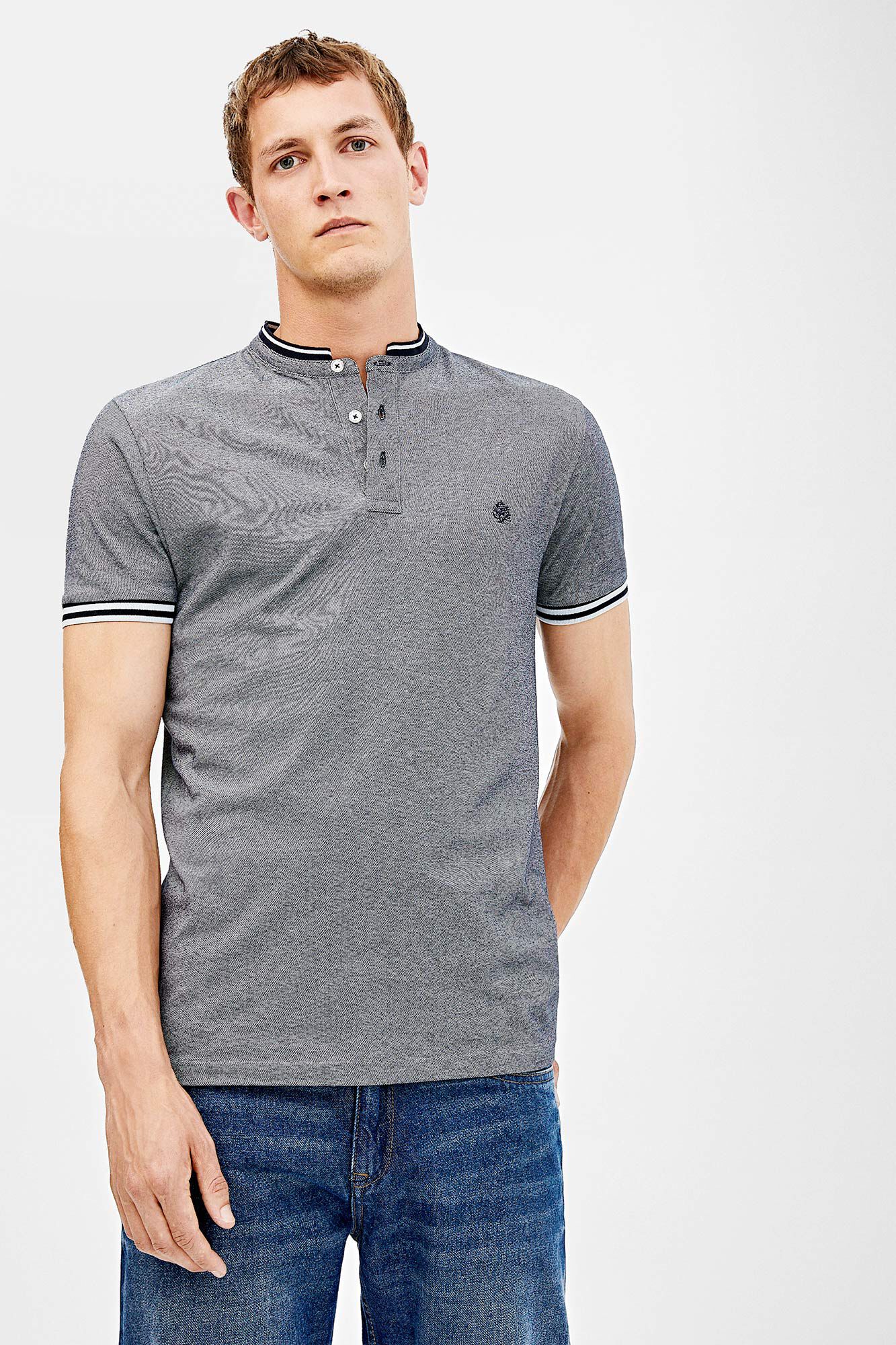 Polo T Shirt With Mandarin Collar Shop, 60% OFF | www 