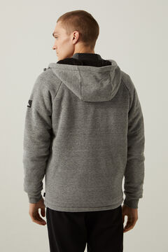 Springfield Kurow Zip - Hooded sweatshirt gray