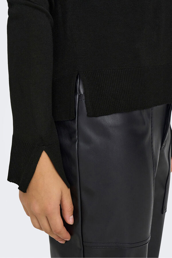 Only D&uuml;nnes lang&auml;rmelig Schwarz