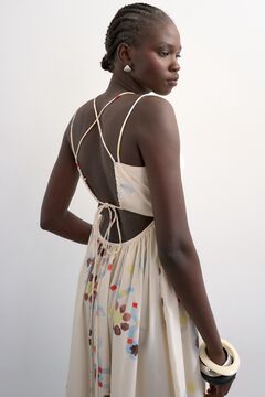 Topshop Vestido maxi estampado
