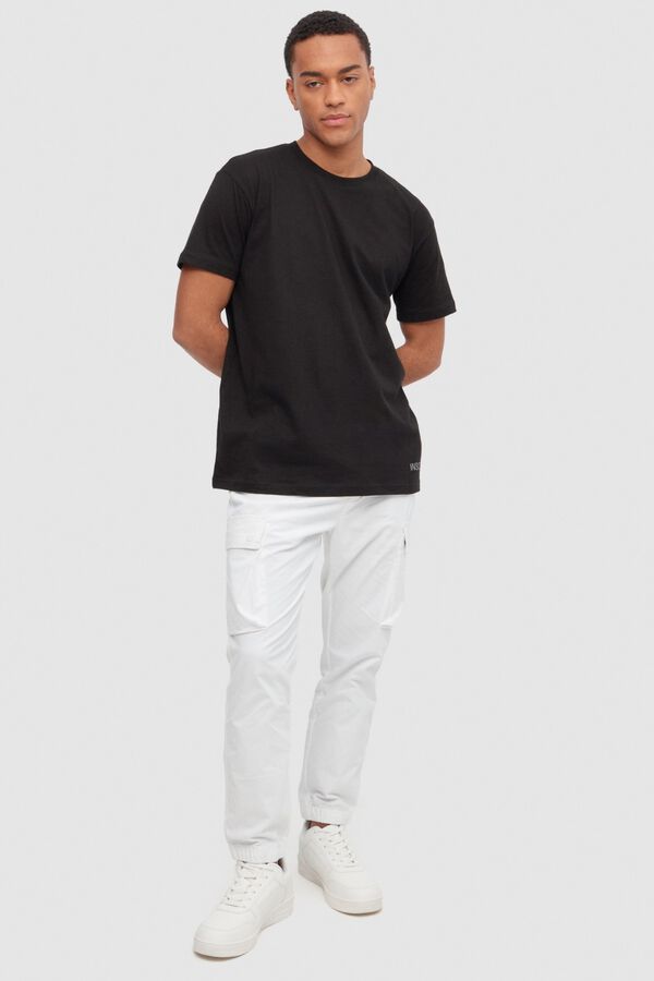 Inside Camiseta b&aacute;sica negro