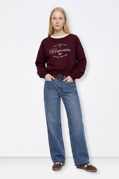Tiffosi Young Sudadera cropped print