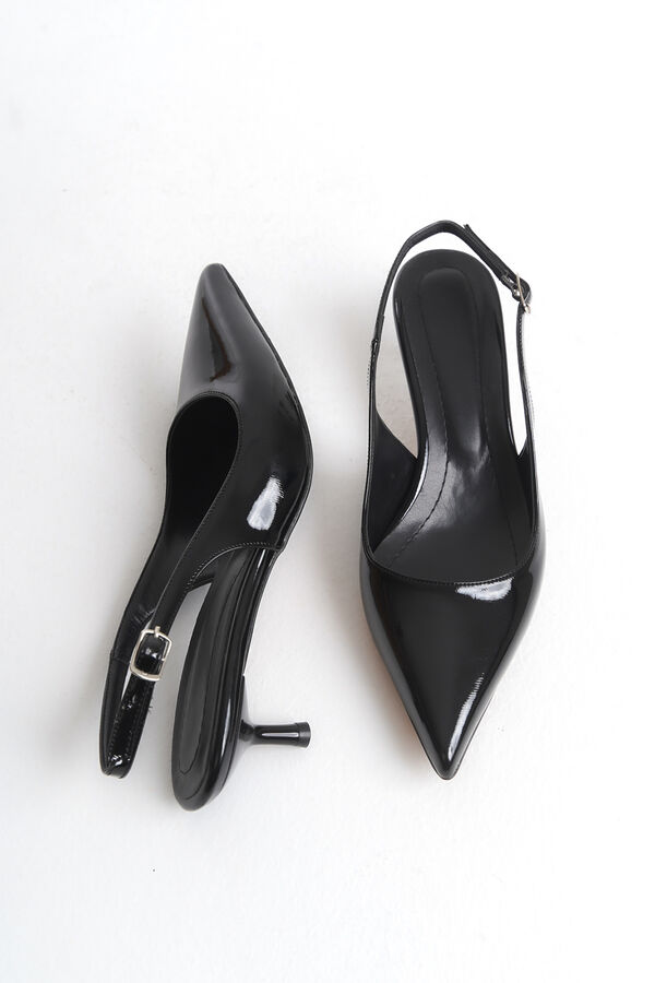 Trendyol Kitten heel mule shoes black