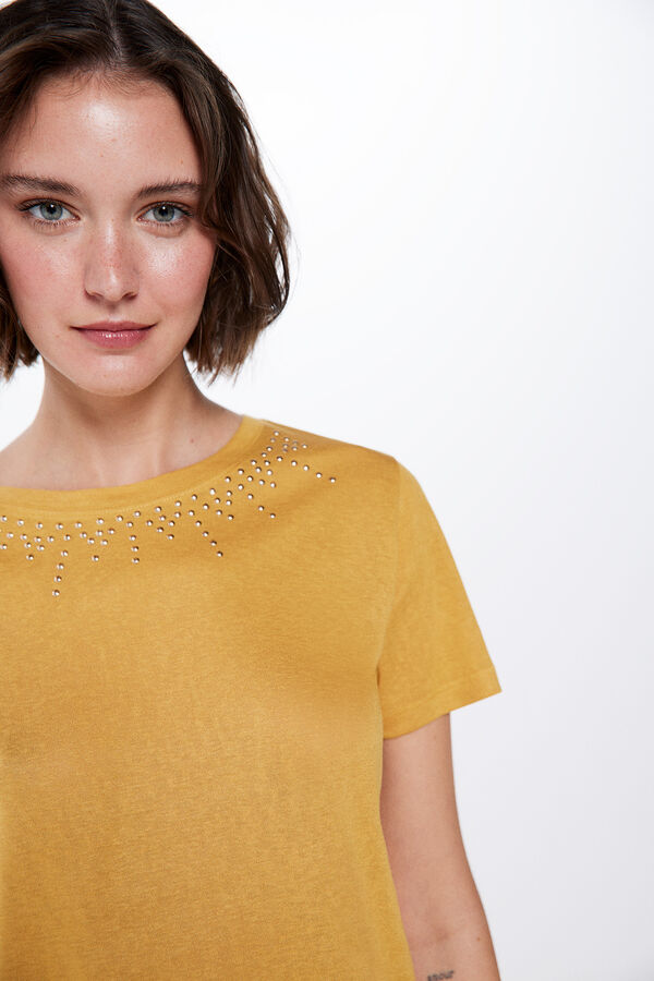 Springfield Pearl collar T-shirt color