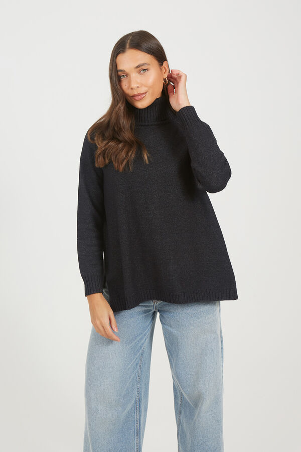 Brave Soul Jersey con botones en la espalda gris