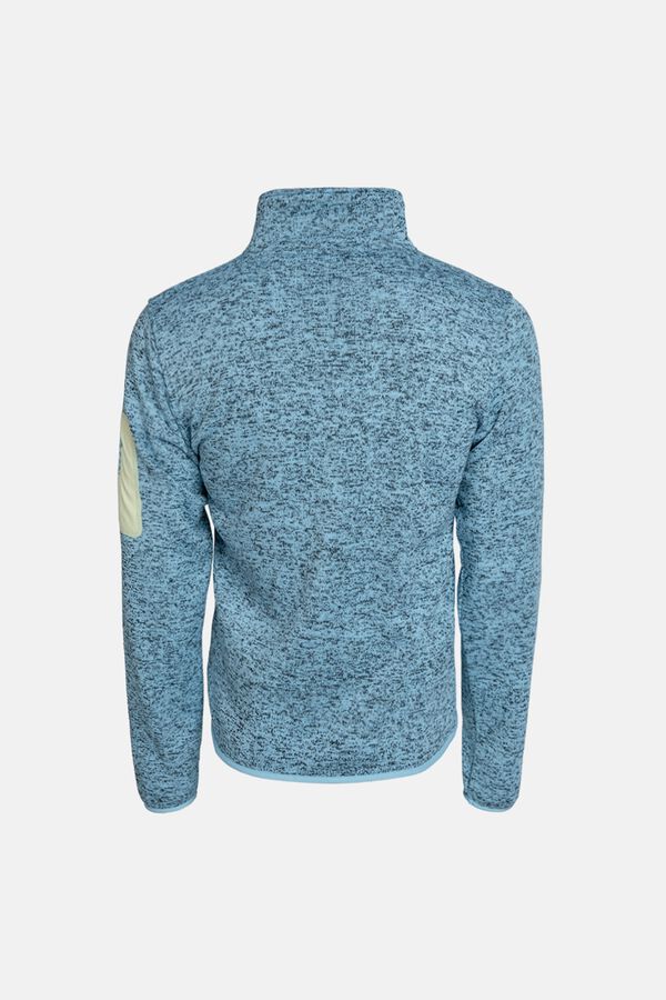 Izas Jersey-knit fleece jacket blue