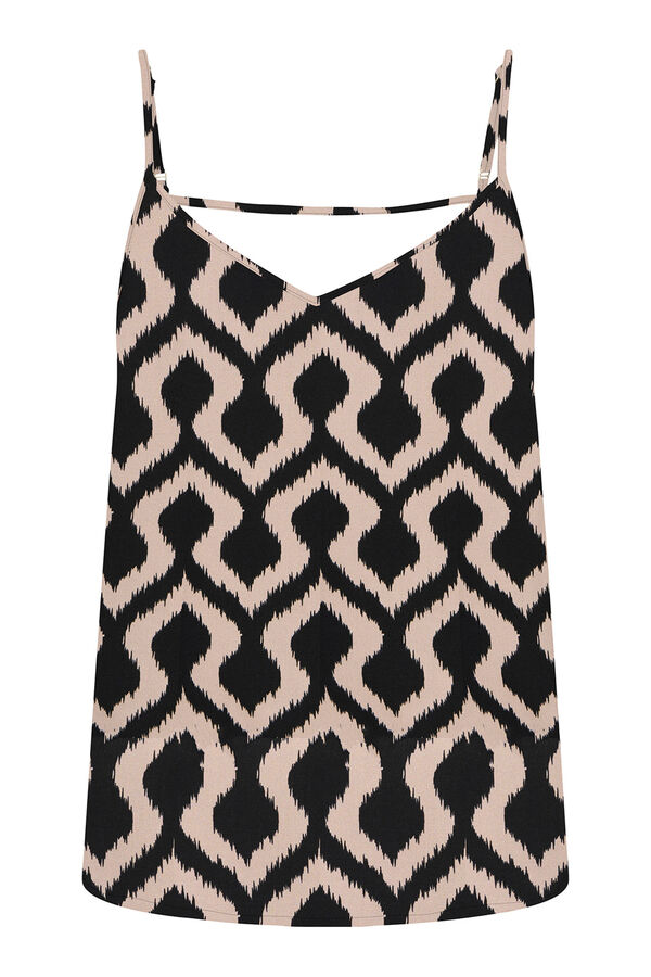 Only Plain strappy top brown